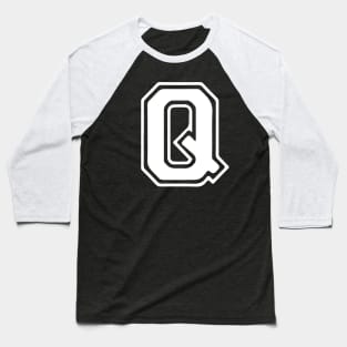 Letter Q Baseball T-Shirt
